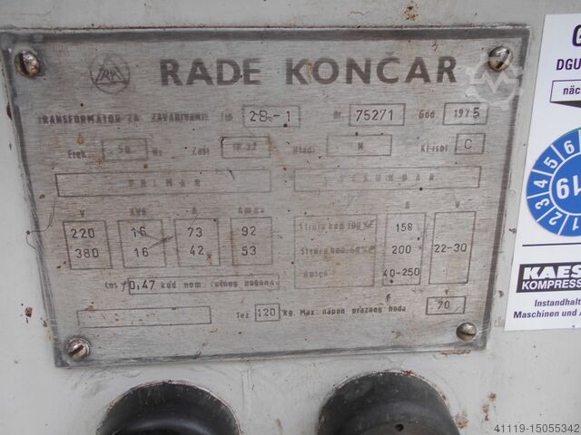 Elektroden - Schweißgerät