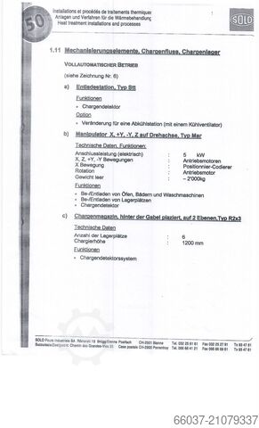 Komplette Härtelinie Glockenofen SOLO 207FG-60/70