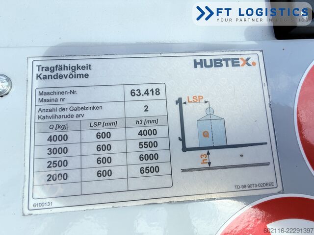 4-way forklift Hubtex DQ40D DIESEL TRIPLEX 6500 FREE-LIFT TOP1