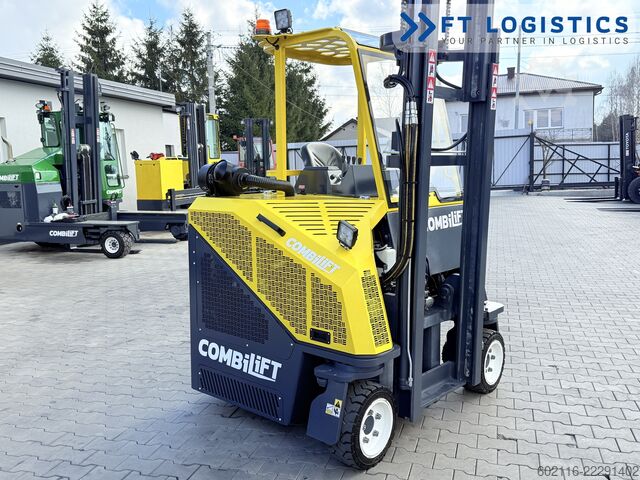 4-way forklift Combilift CB2500 GAS TRIPLEX 4900 FORK POSITIONER
