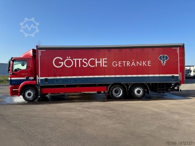 LKW mit Getränkeaufbau MAN TGM 26.340 L / LBW / 2xAHK / LENKACHSE / 22 PAL