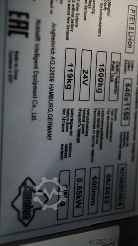 Niederhubwagen Jungheinrich Ameise PTE 1.5 Li-Ion