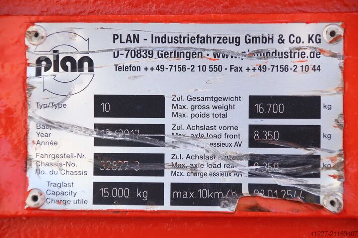 Schwerlast-Transportwagen 15 Tonnen Plan 10