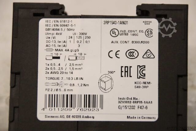 Time relay Siemens 3RP1540-1AN31