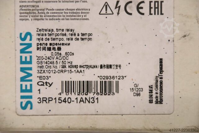 Time relay Siemens 3RP1540-1AN31