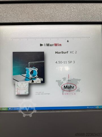 Surface measuring device roughness / contour Mahr MarSurf CD 120
