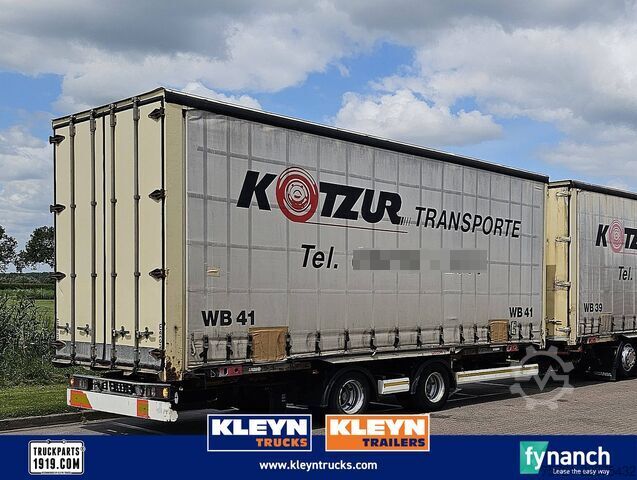 Sliding tarpaulins KRONE ZZ 18 BDF + BOX COMBI