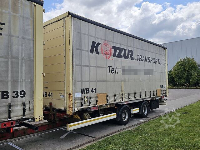 Sliding tarpaulins KRONE ZZ 18 BDF + BOX COMBI