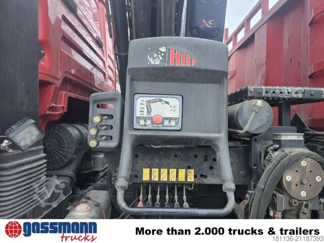 Kipper LKW MAN TGS 26.480 6x4 BB, Kran Hiab 244 E-5 Hiduo, Funk,