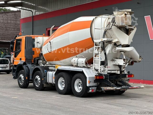Concrete mixer truck IVECO AD 340 8x4 BB Liebherr HTM 904 Betonmischer 9m³