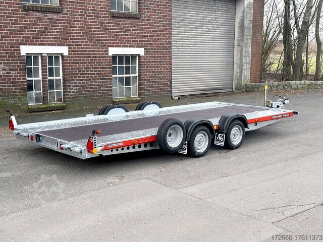 Car transporter Brian James Trailers A4 125-2424 TRANSPORT ROT 500X200CM 3000KG