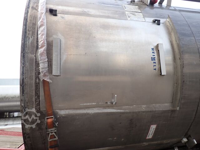 80 m³ flour silo made of aluminium, ø 3,500 mm Ruwega 