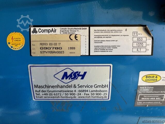 Piston compressor CompAir