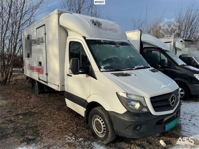Panel van Mercedes-Benz Sprinter box van w/ lifting limb WATCH VIDEO