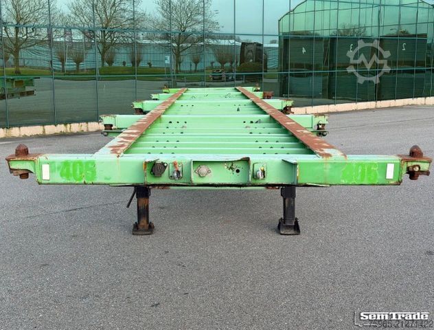 Swap body semitrailer  Flandria 3 AXLE DRUM BRAKES LIFT AXLE SUPER STRO