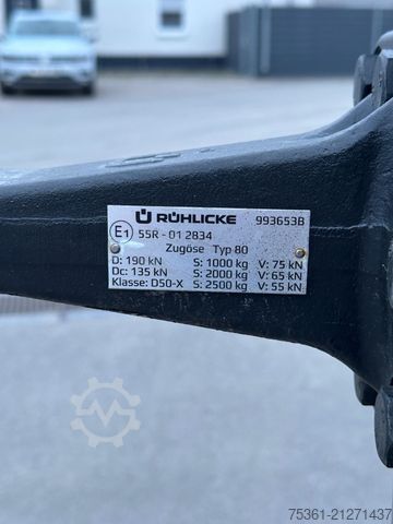 Three-way tipper trailer SCHWARZMÜLLER 2Z  2 Achs Tandem Kippanhänger -MIETE-