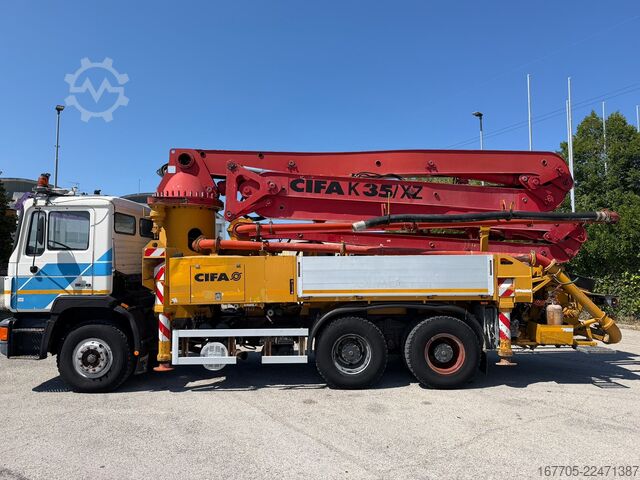 Concrete pump truck MAN 33 362 DF