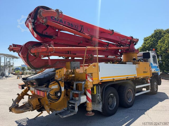 Concrete pump truck MAN 33 362 DF