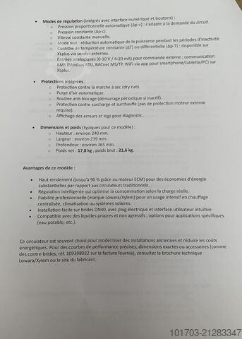 Pumpe Lowara Ecocirc XL 40-180 F