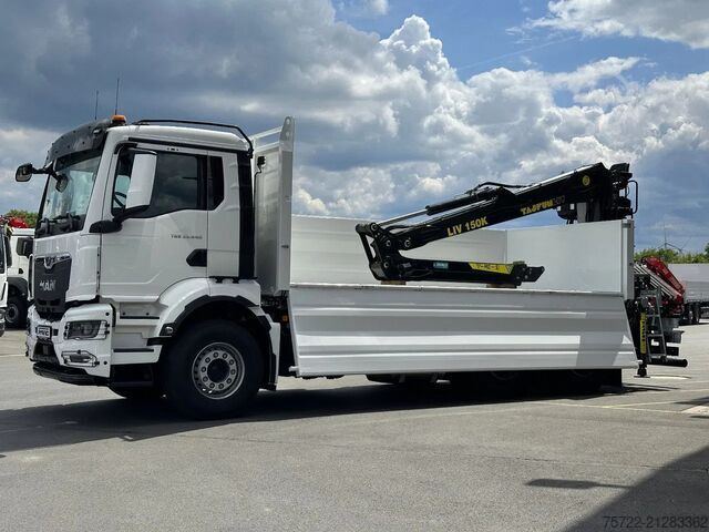 Kipper mit Kran MAN TGS 33.440 6x4 BL Tajfun Liv L150K Recycling Kran