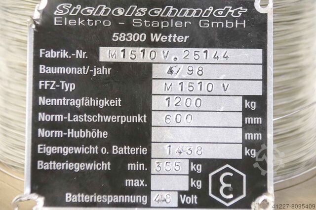 Landing gear Sichelschmidt M 1510 V