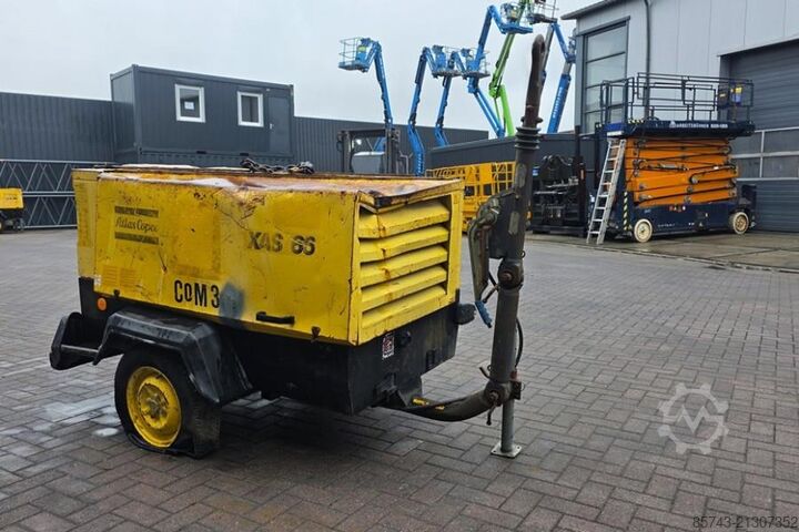 Verdichter Atlas Copco XAS66 As-Is, Diesel, Volume flow: ± 3,4 – 3,7 m³/m