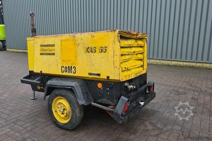 Verdichter Atlas Copco XAS66 As-Is, Diesel, Volume flow: ± 3,4 – 3,7 m³/m