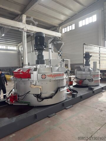 Concrete mixing plant Polygonmach PCC60  compact  skip hoist concrete plant
