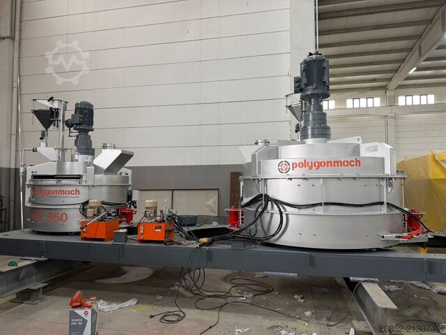 Concrete mixing plant Polygonmach PCC60  compact  skip hoist concrete plant