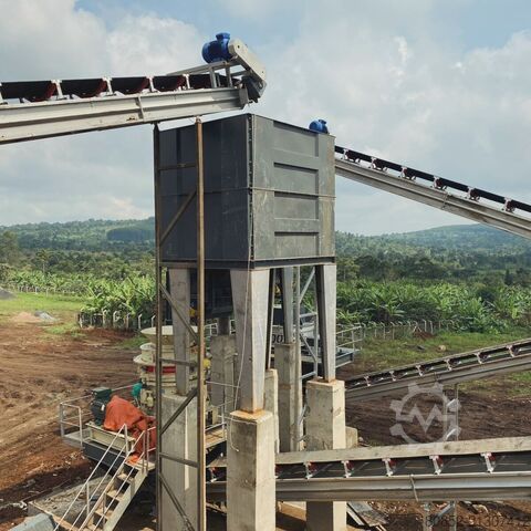 Crushing plant Polygonmach 350 tons per hour stationary crushing, screenin...