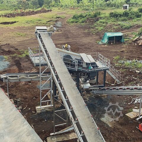 Crushing plant Polygonmach 350 tons per hour stationary crushing, screenin...