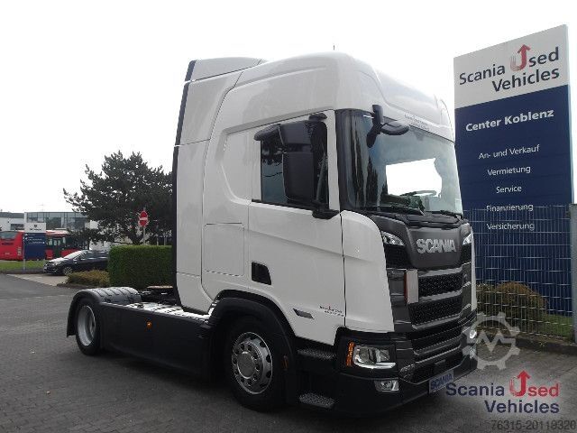 Volume tractor unit Scania R 460 EB - MEGA - HIGHLINE - 2x TANKs - ACC