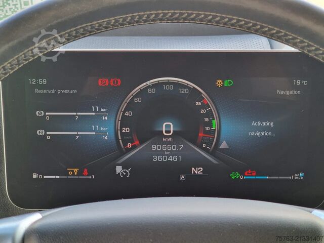 Fahrgestell mit Fahrerhaus Mercedes-Benz Actros 2663 Gigaspace 6x2 - Retarder - 4.90 WB ...