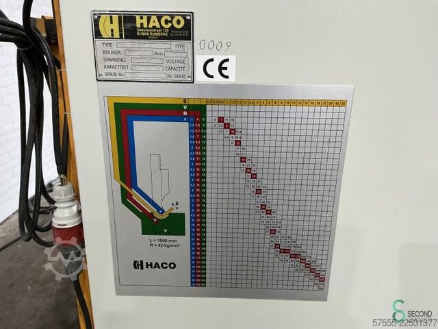 Press brakes  HACO PPM 36100, 3600mm x 100t 2011 HACO PPM 36100, 3600mm x 100t