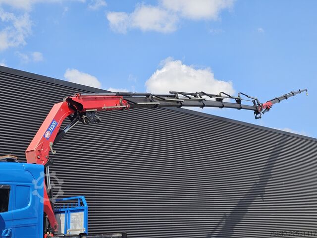 Loading platform Scania G490 8x4*4 / HMF 5020 CRANE - KRAN + JIB + WINC...