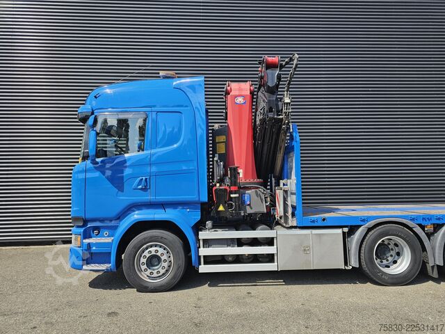 Loading platform Scania G490 8x4*4 / HMF 5020 CRANE - KRAN + JIB + WINC...