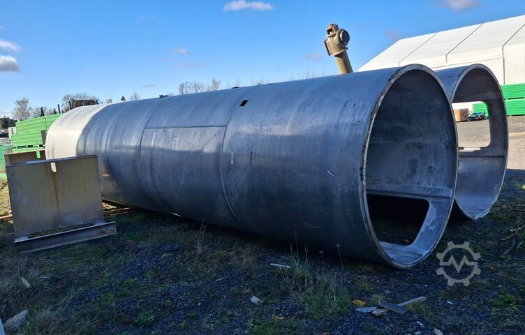 Silo für Schüttgüter, ca 25000L, Alu