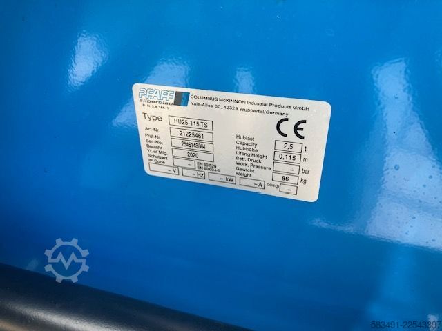 Handhubwagen Pfaff-Silberblau HU25-115 TS