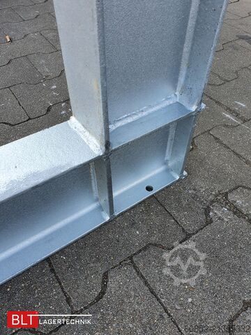 Cantilever rack ca. 4,02 lfm. Kragarmregal  H:400cm T: 137 cm , 500 kg/Arm , 4 Lagerebenen