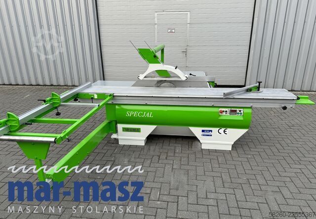 Sliding panel saw with scorer REMA DMMS-40/340