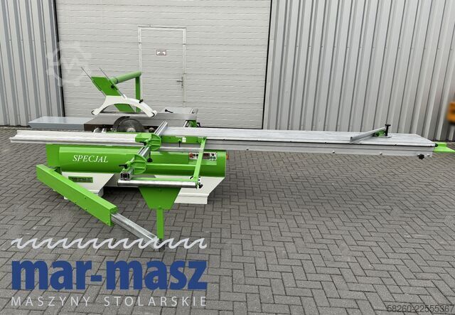 Sliding panel saw with scorer REMA DMMS-40/340