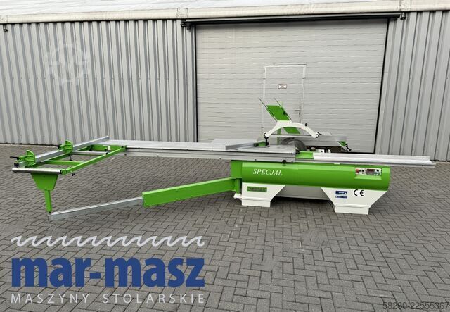 Sliding panel saw with scorer REMA DMMS-40/340