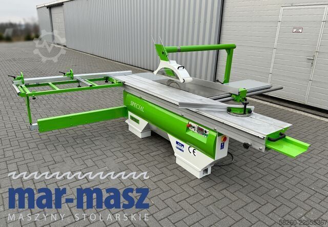 Sliding panel saw with scorer REMA DMMS-40/340