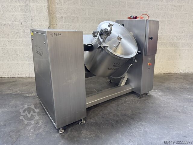 Vacuum mixer / tumbler 300 L. Type VSM/F Glass Vacuümmenger / -tumbler 300 L.