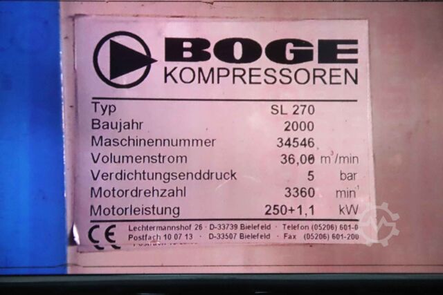 Air filter Boge 569.0007.11 SL 270