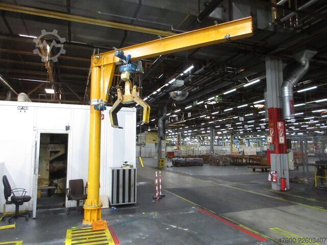 Kranarm ABUS Kran Drehkran Schwenkkran 500KG VS 0,5t 500Kg 3m Abus + GM Kettenzug