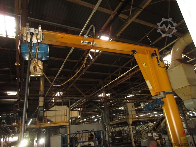 Saeulenschwenkkran Drehkran Kettenzug ABUS Kran Drehkran Schwenkkran 500KG VS 0,5t 500Kg 2,5m Abus + GM Kettenzug