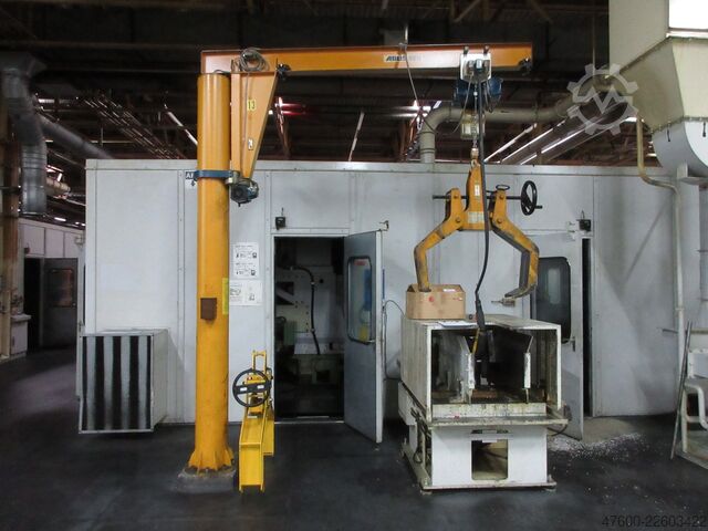 Saeulenschwenkkran Drehkran Kettenzug ABUS Kran Drehkran Schwenkkran 500KG VS 0,5t 500Kg 2,5m Abus + GM Kettenzug