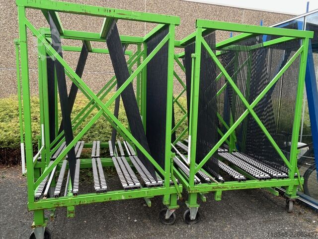 Sorting trolley for single glazing Hegla F50-16N