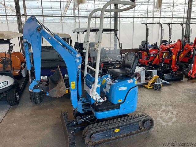 Mini excavator Kubota U10-3 en Bobcat minigraafmachines